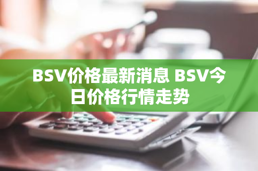 BSV价格最新消息 BSV今日价格行情走势