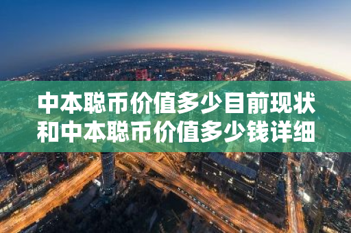 中本聪币价值多少目前现状和中本聪币价值多少钱详细介绍