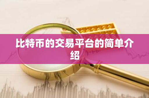 比特币的交易平台的简单介绍