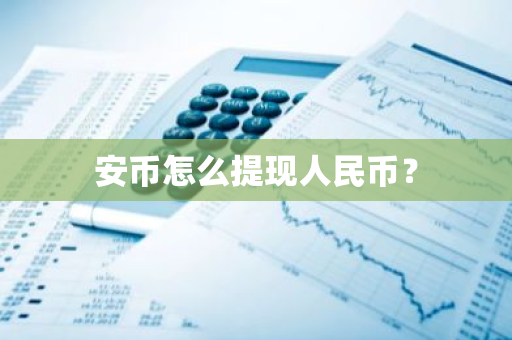 安币怎么提现人民币？