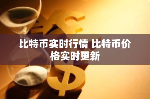比特币实时行情 比特币价格实时更新